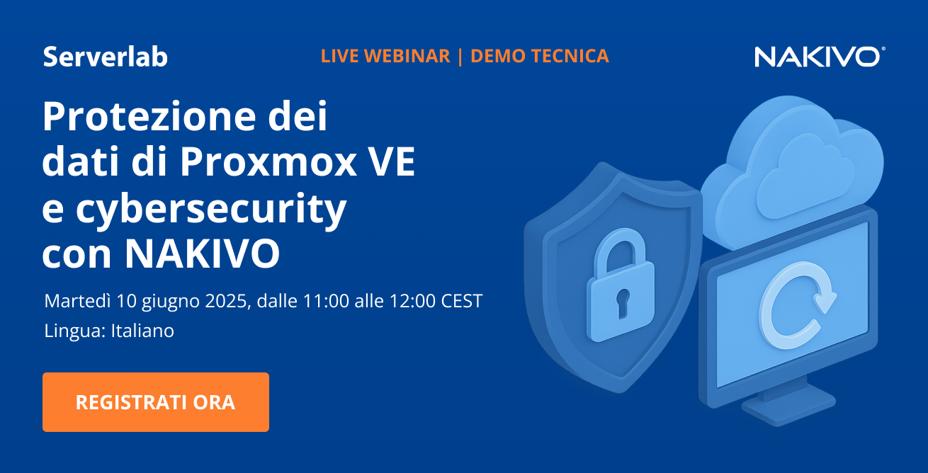 1 Proxmox VE backup with NAKIVO