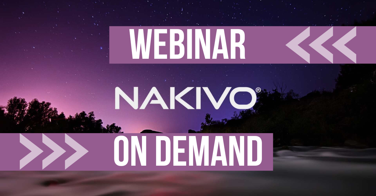 webinar nakivo