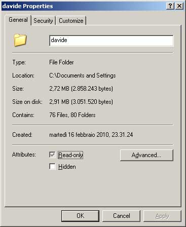 roaming-profile la dimensione del mio roaming profile